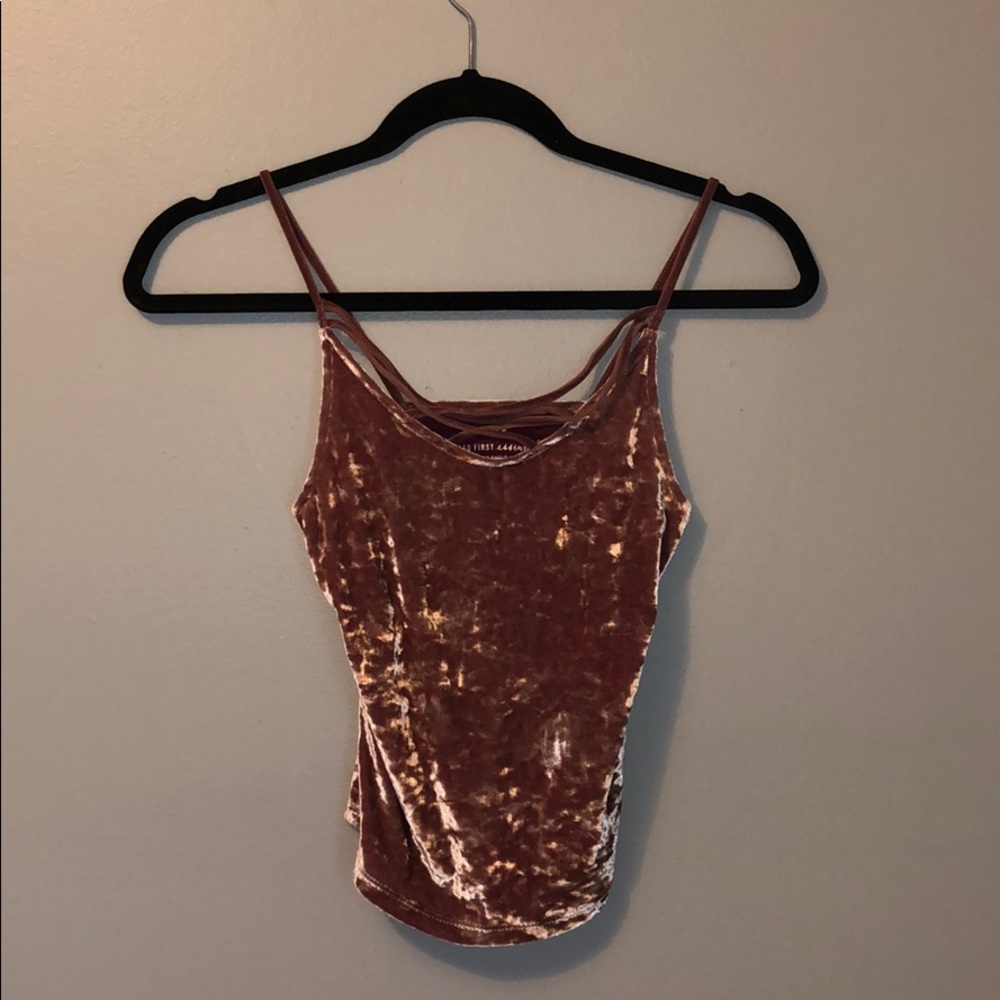 velvet tank top